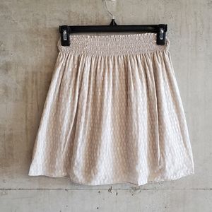 CLUB MONACO Grey Metallic Mini Skirt / XS